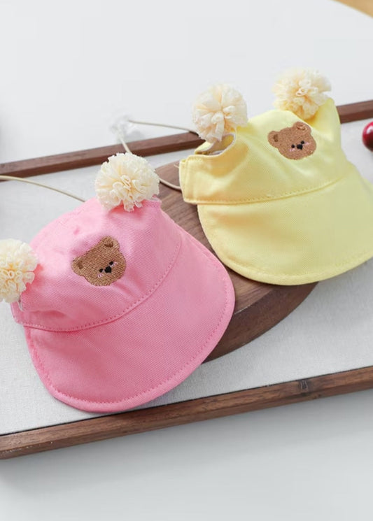 Teddy Bear - Dog Cap (Size S or M)