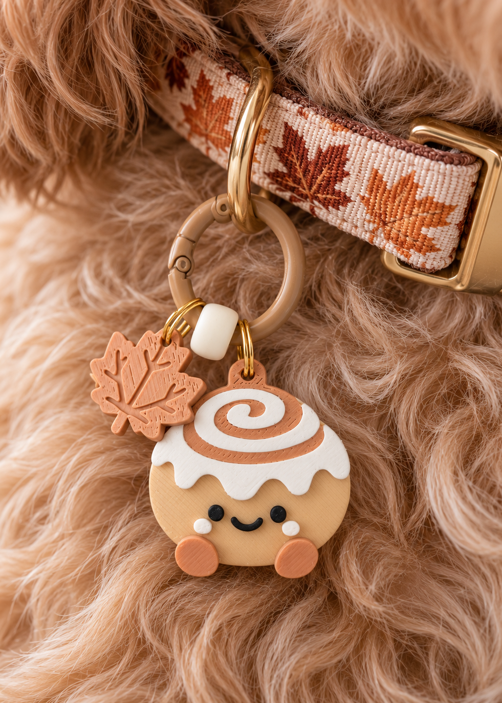 Cinnamon Bun Charm - Made By Fluffy Fluff Charmery