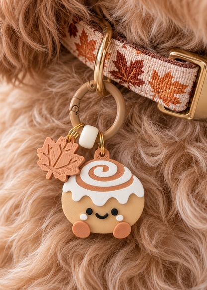 Cinnamon Bun Charm - Made By Fluffy Fluff Charmery