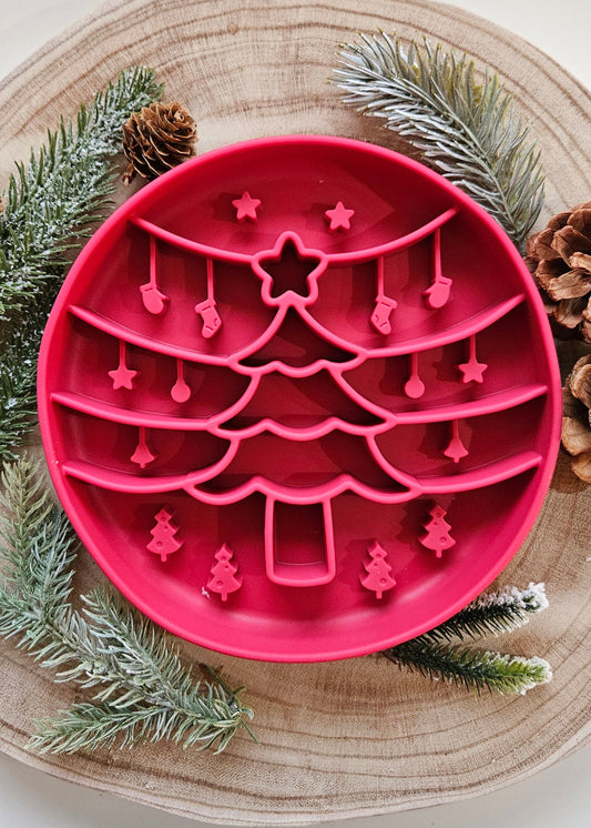 Festive Tree (Red)  - Enrichment Bowl