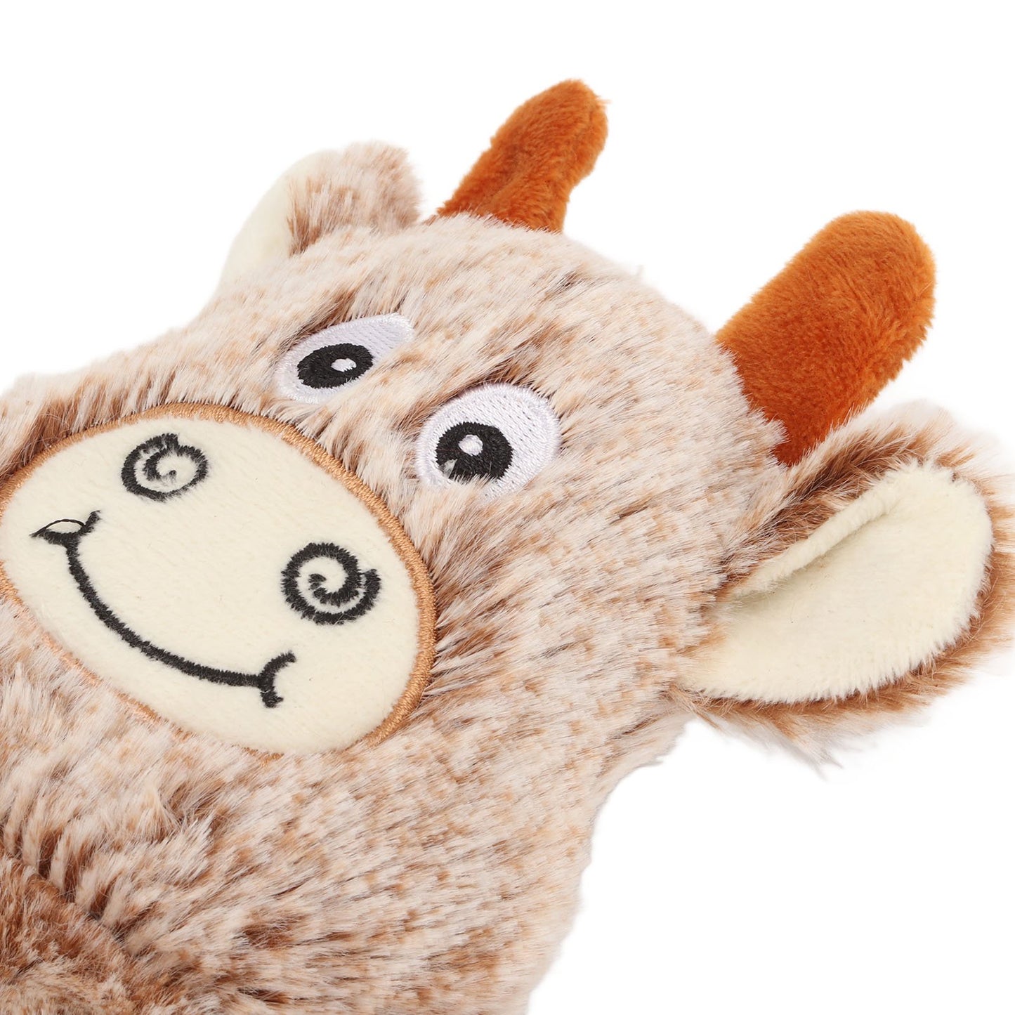 Highland Cow - Plush Squeaky & Crinkly Dog Toy