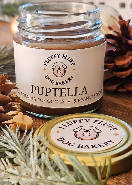 PUPTELLA - Dog friendly "chocolate" & peanut spread (90g)