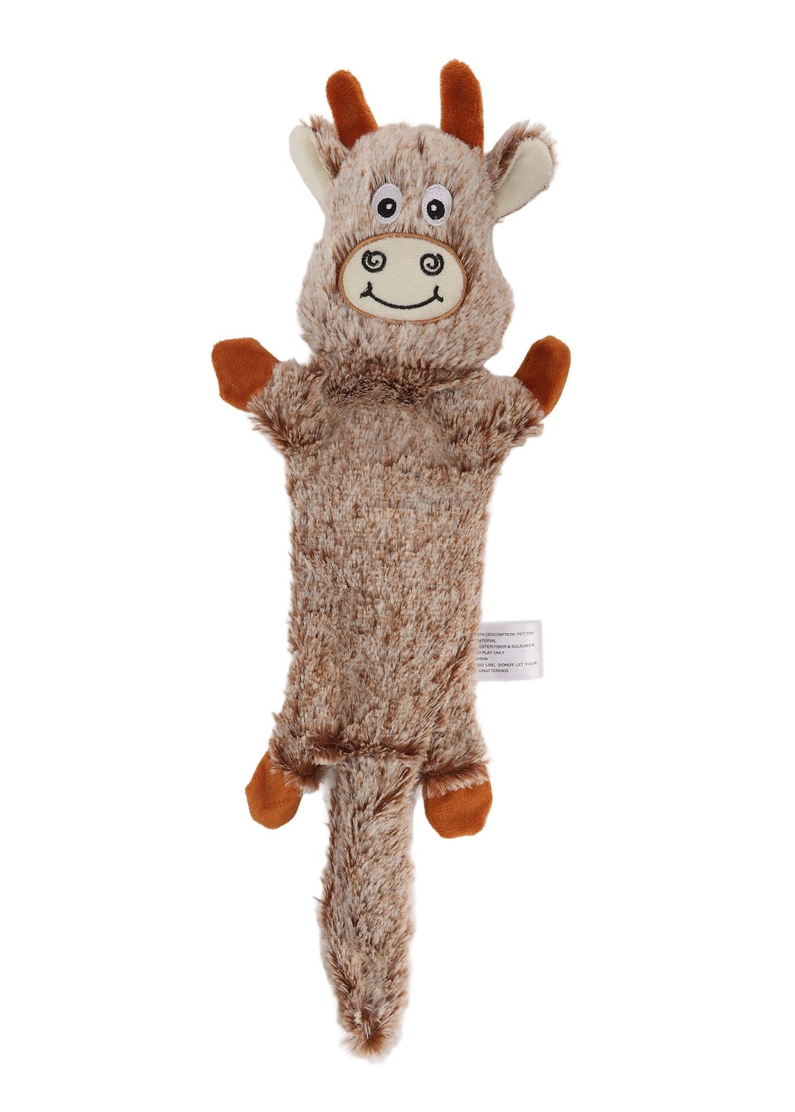 Highland Cow - Plush Squeaky & Crinkly Dog Toy
