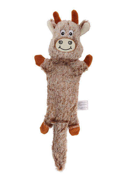 Highland Cow - Plush Squeaky & Crinkly Dog Toy
