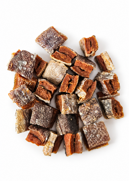 Small Salmon Skin Cubes (50g)