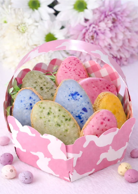 Easter Egg Hunt - Dog Biscuits (x8) In A Mini Basket