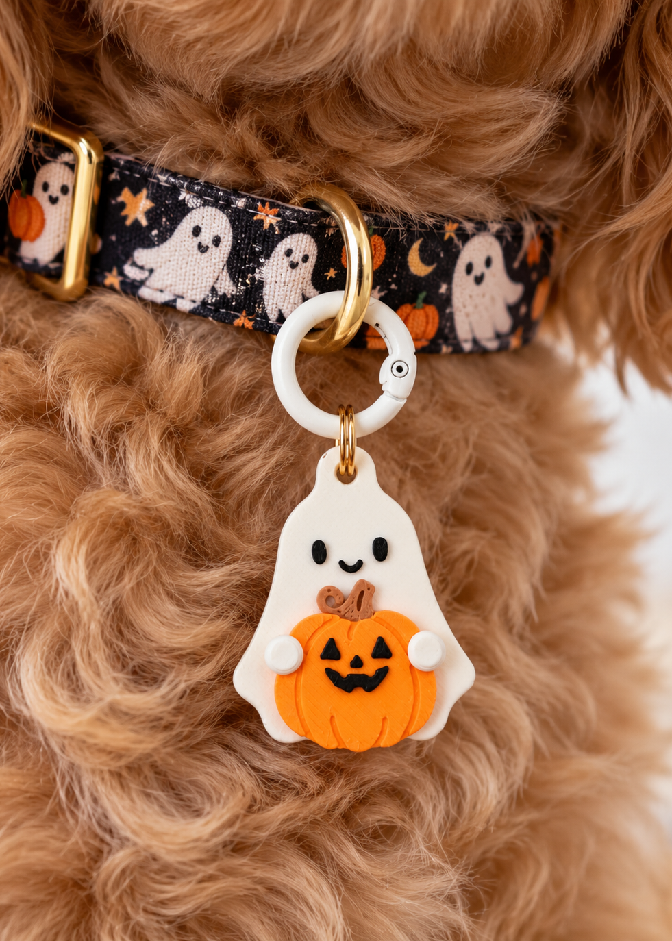 Halloween Ghost Charm - Made By Fluffy Fluff Charmery