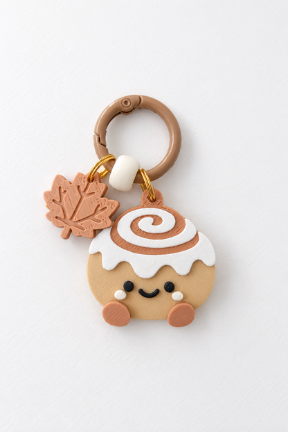 Cinnamon Bun Charm - Made By Fluffy Fluff Charmery