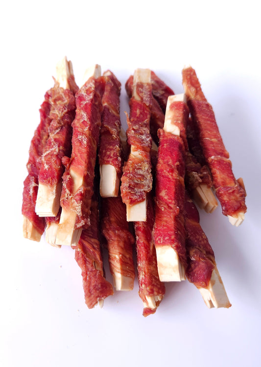Duck Wrapped Pollock Strips