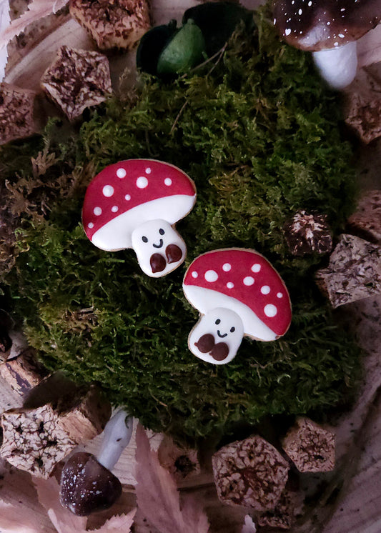 Smiley Toadstools - Dog Biscuits (x3)