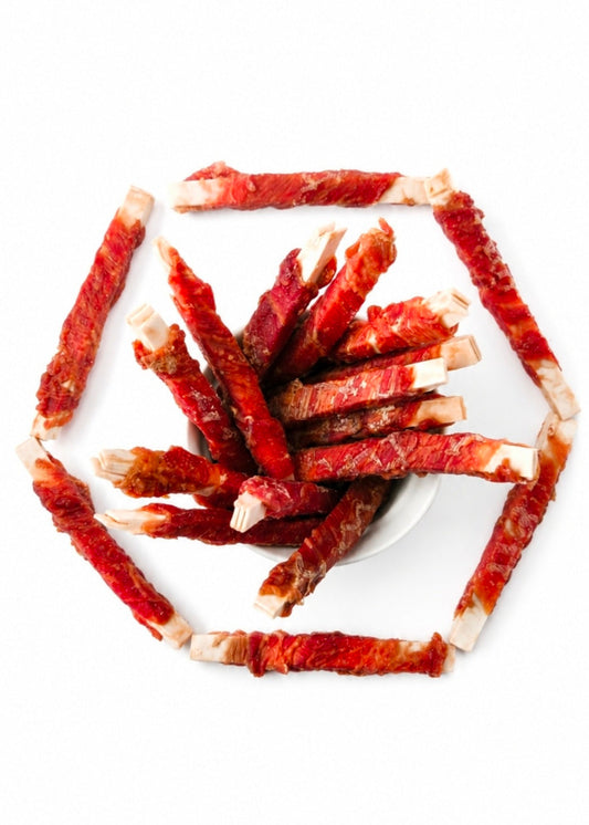 Duck Wrapped Pollock Strips