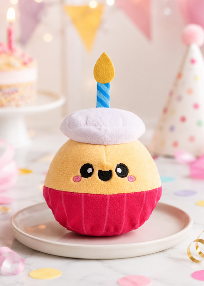 Birthday Cupcake Ball - Dog Toy