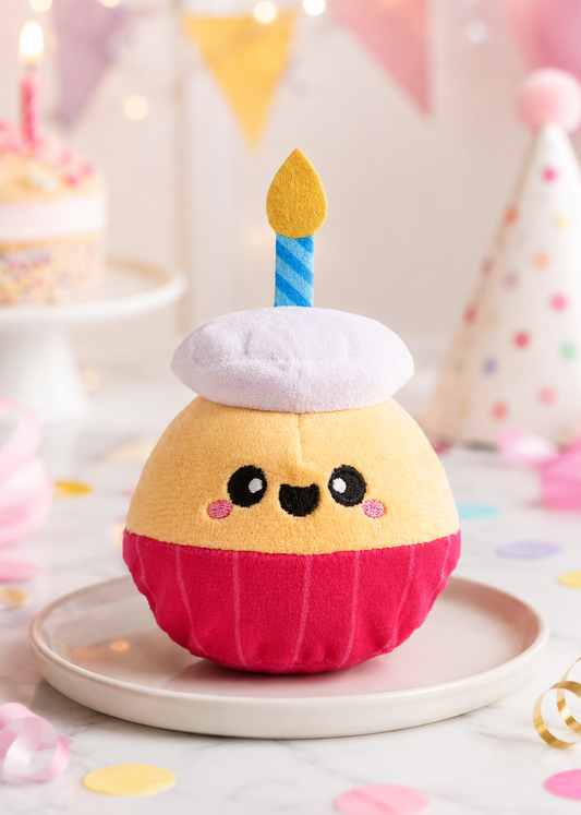 Birthday Cupcake Ball - Dog Toy