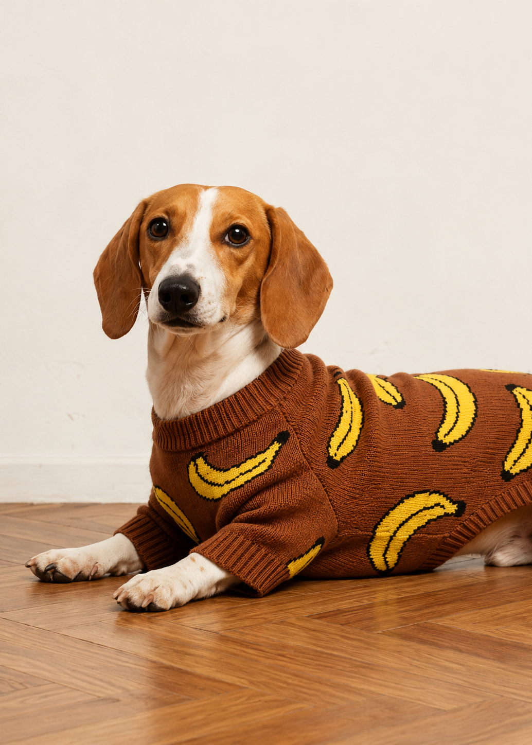 Banana Knit Jumper - Sizes XS - L