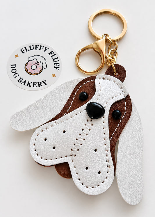 Keyring - Basset - Pup Pawrent Essential!