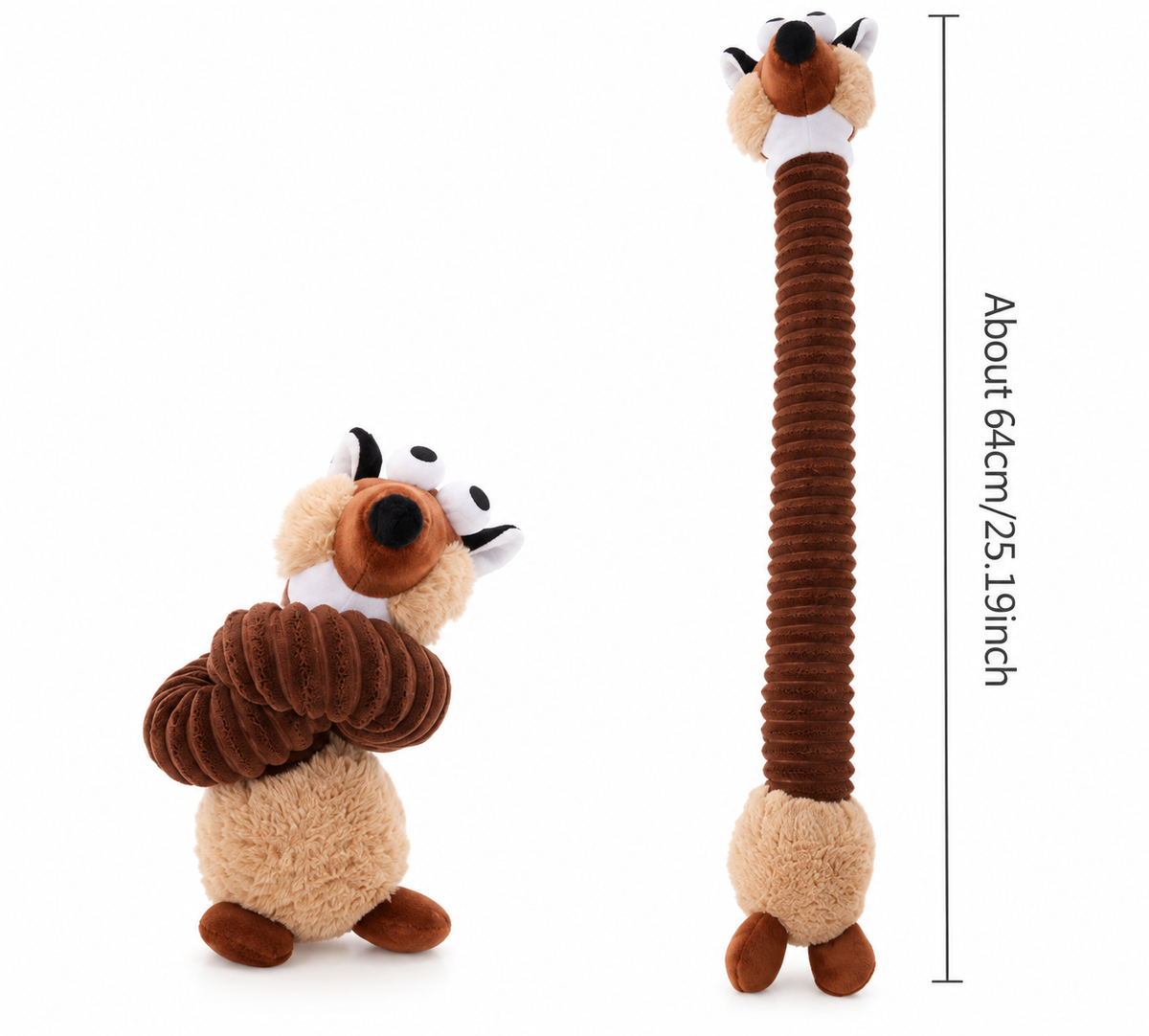 Long Squirrel - Dog Toy